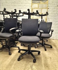 20x DAMS Office Operator Task Chairs With Arms+Adjustable Mesh Back Height Tilt
